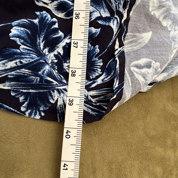 Tommy Bahama White and Blue Floral Maxi Dress - Picture 4 of 8